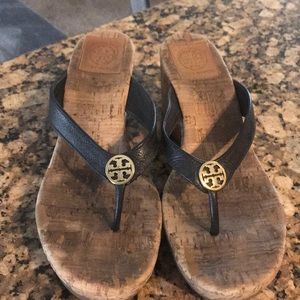 Used Tory Burch wedges but in good condition!